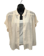 Load image into Gallery viewer, SEE U SOON Button Up Blouse
