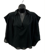 Load image into Gallery viewer, SEE U SOON Flowy Collared Top
