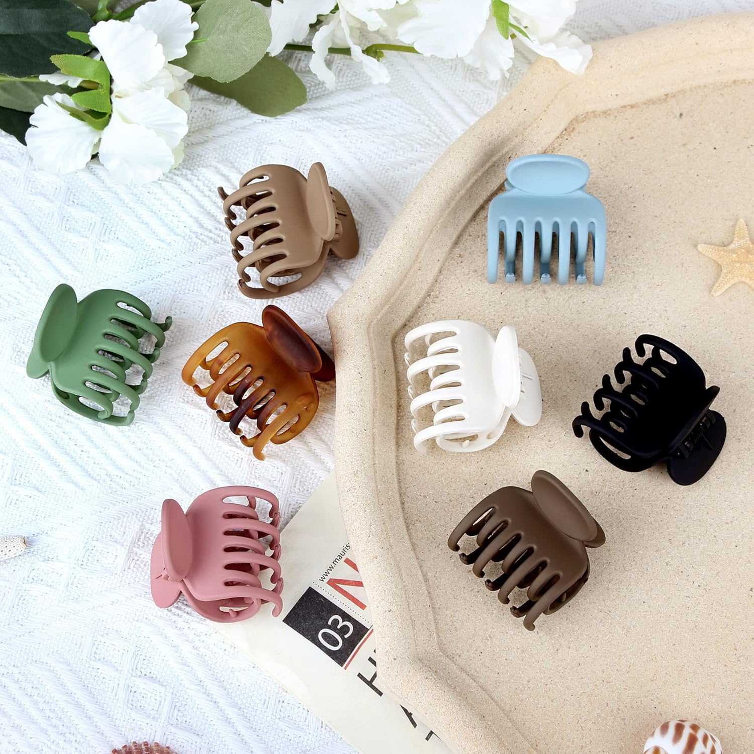 Small 1.6" Hair Clip Matte