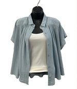 Load image into Gallery viewer, SEE U SOON Button Up Blouse
