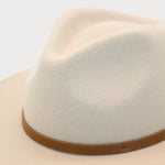 Load image into Gallery viewer, ACE OF SOMETHING Oslo Felt Fedora - Oatmeal
