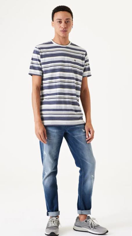 GARCIA Striped T-Shirt