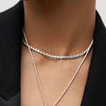 Load image into Gallery viewer, HILLBERG &amp; BERK Heart String Chain Necklace
