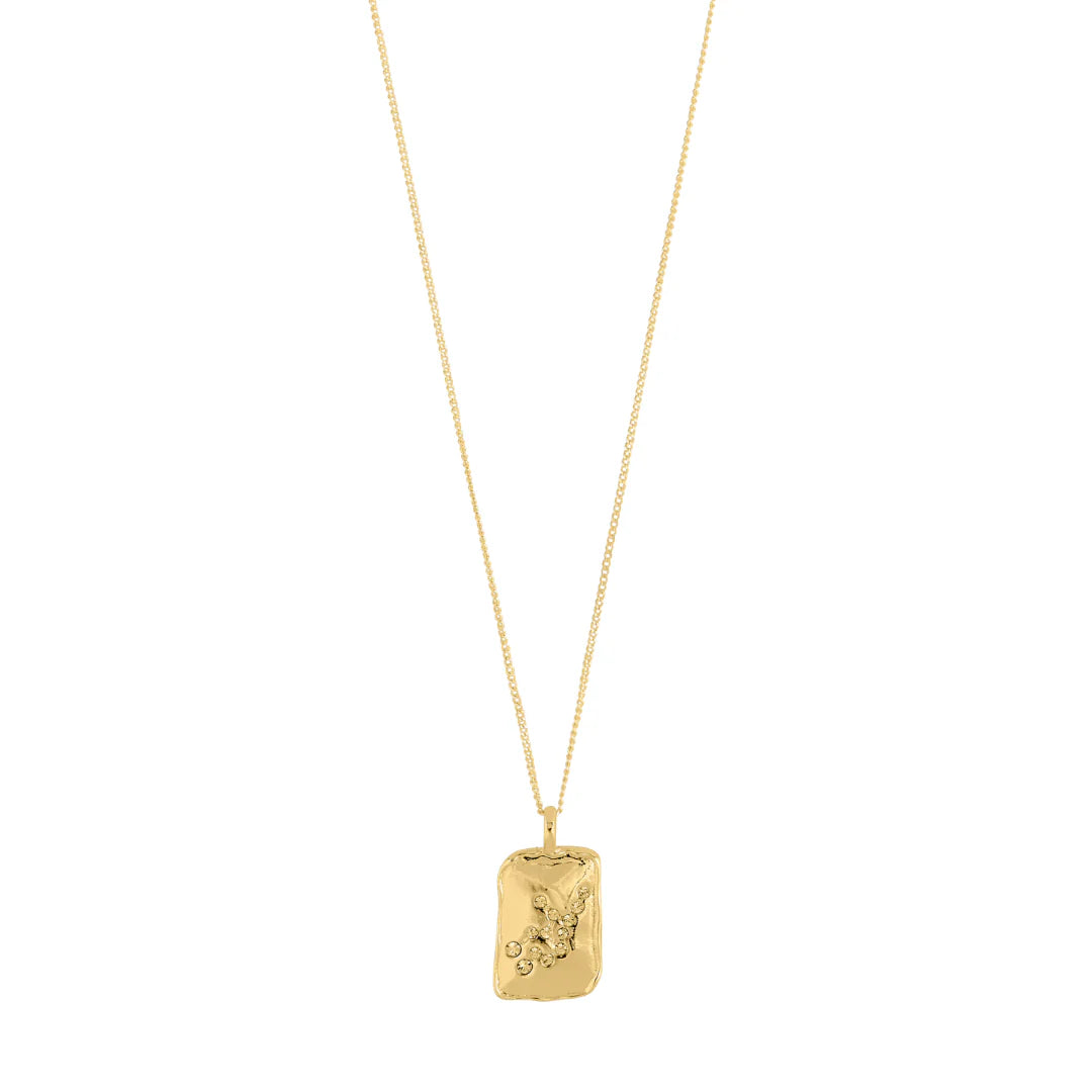 PILGRIM Virgo Recycled Zodiac Sign Necklace