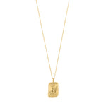 Load image into Gallery viewer, PILGRIM Virgo Recycled Zodiac Sign Necklace
