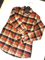 Load image into Gallery viewer, SILVER JEANS Long Sleeve Plaid Flannel Shirt
