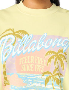 BILLABONG Ride In Oversized Crewneck Sweater