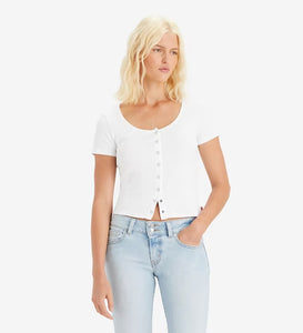 LEVI’S Brit Snap Front SS Top