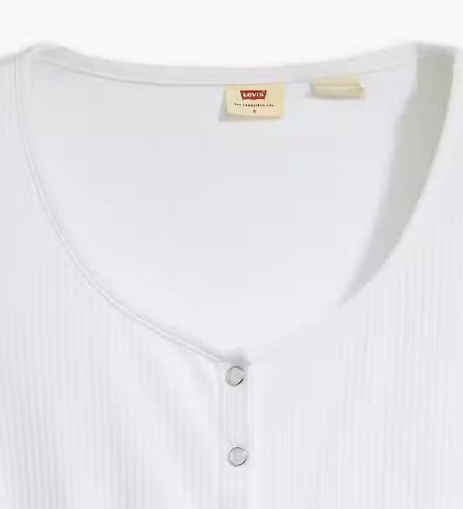 LEVI’S Brit Snap Front SS Top