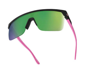 SPY Flynn 5050 Matte Black Matte Pink-Happy Gray Green Light Green Mirror