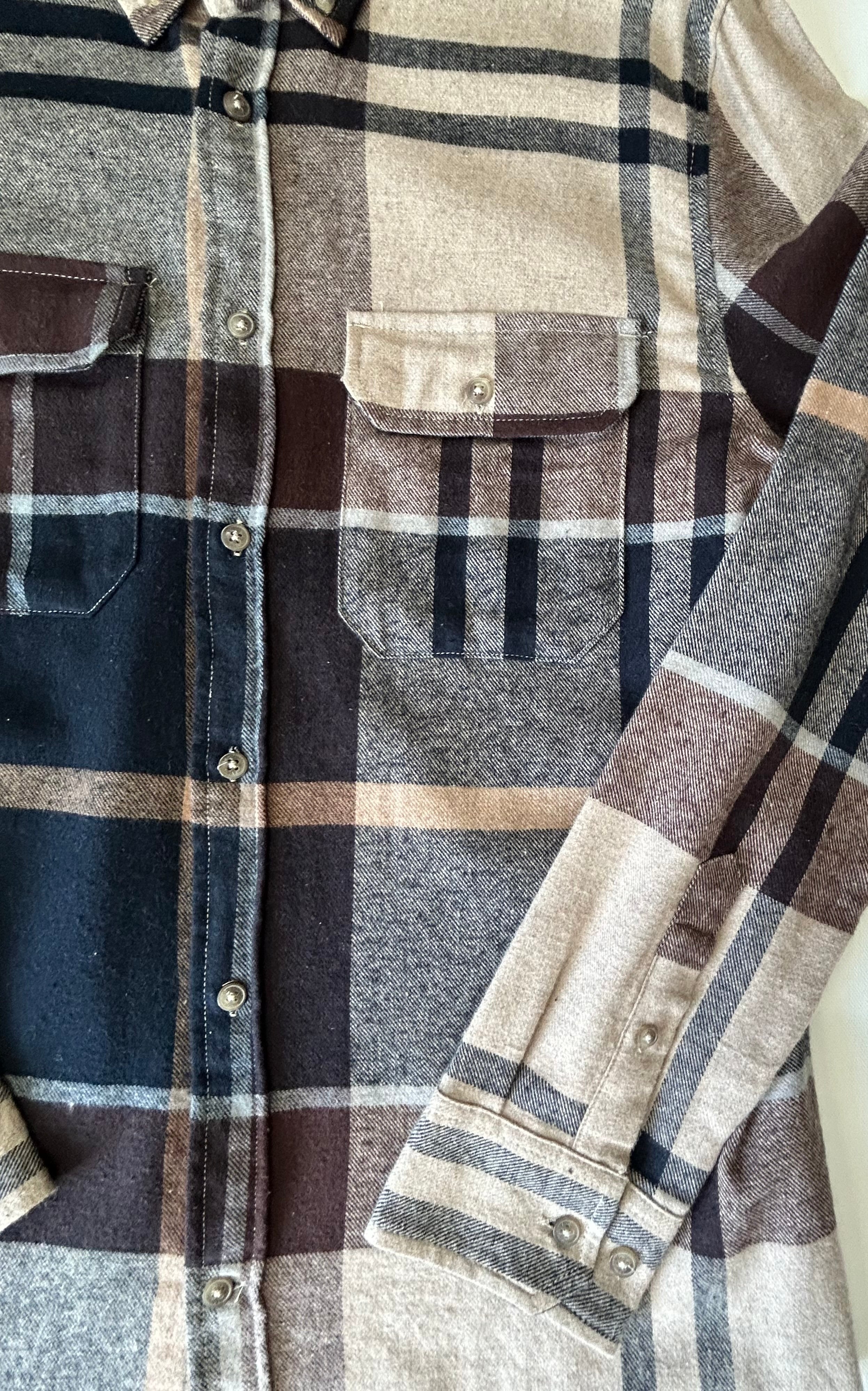 SILVER JEANS Men's Longsleeve Plaid Flannel