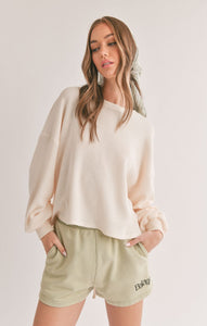 SAGE THE LABEL Easily Reversible Knit Top