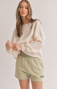 SAGE THE LABEL Easily Reversible Knit Top