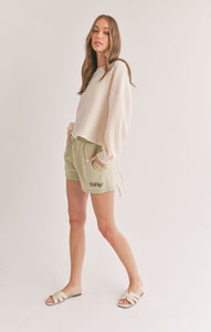 SAGE THE LABEL Easily Reversible Knit Top