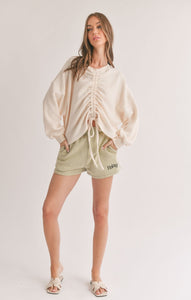 SAGE THE LABEL Easily Reversible Knit Top