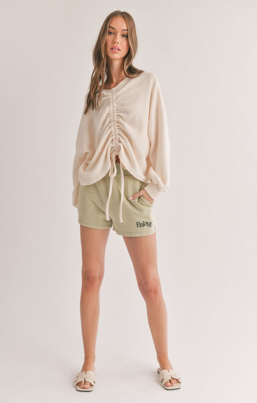 SAGE THE LABEL Easily Reversible Knit Top