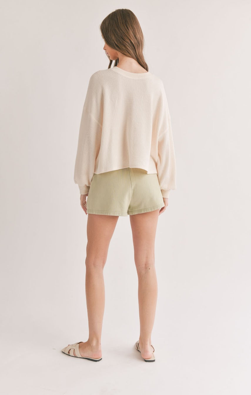 SAGE THE LABEL Easily Reversible Knit Top