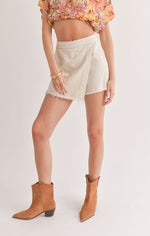 Load image into Gallery viewer, SAGE THE LABEL Gia Asymmetrical Denim Skort
