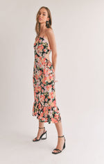 Load image into Gallery viewer, SAGE THE LABEL Scenic Beauty Cutout Open Back Midi Dress
