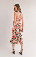 Load image into Gallery viewer, SAGE THE LABEL Scenic Beauty Cutout Open Back Midi Dress
