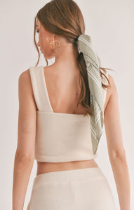 SAGE THE LABEL Easily Knit Crop Top