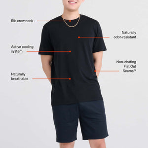 SAXX DropTemo Cooling Cotton Tee