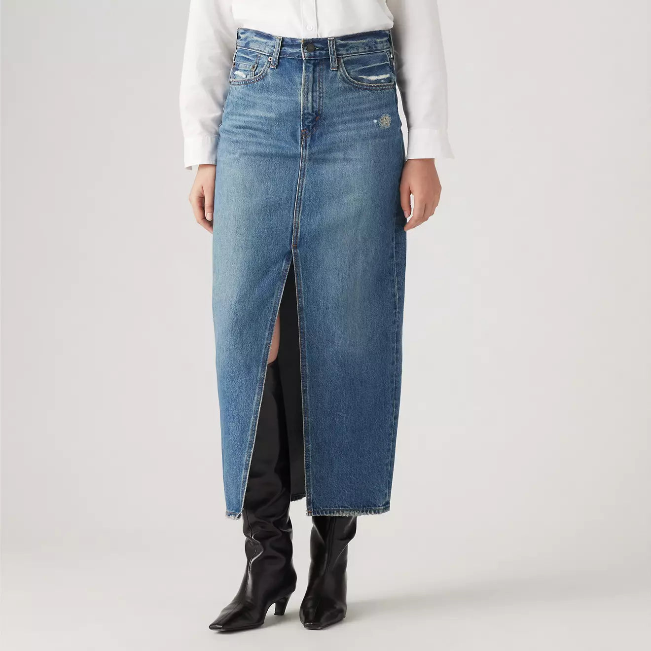 LEVI'S Ankle Column Skirt