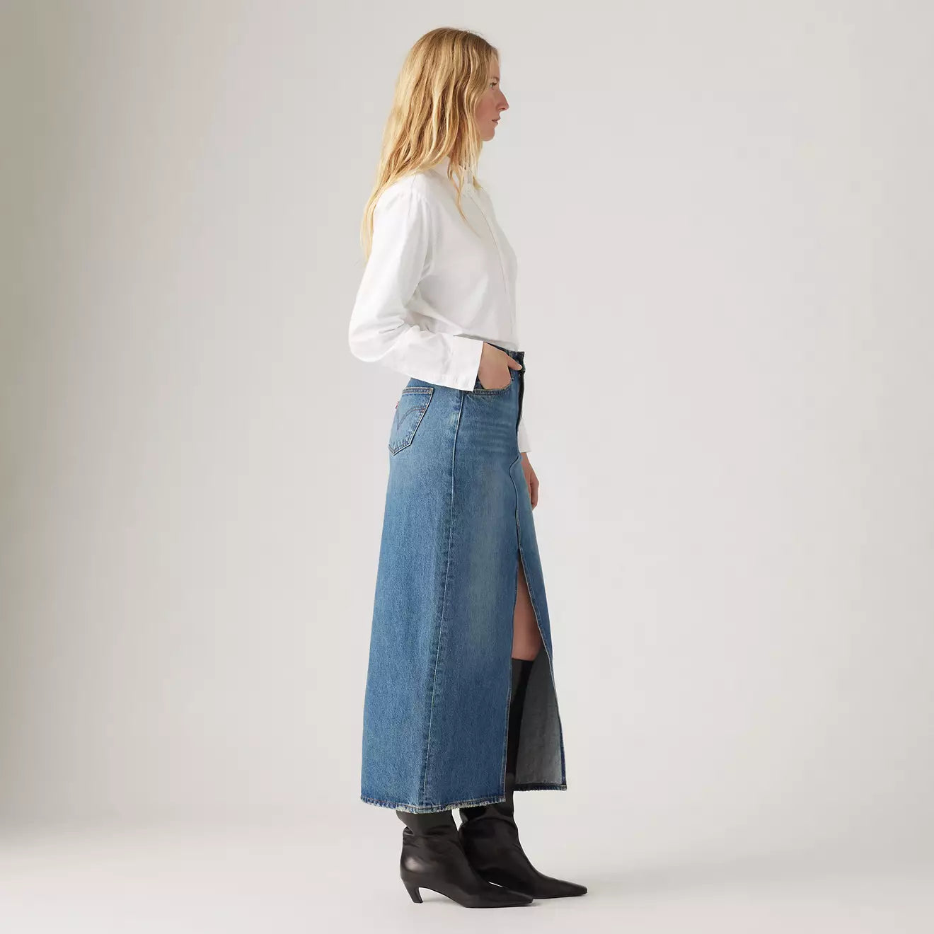 LEVI'S Ankle Column Skirt