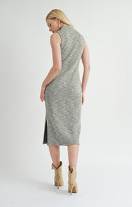 SAGE THE LABEL On The Path Turtleneck Midi Dress