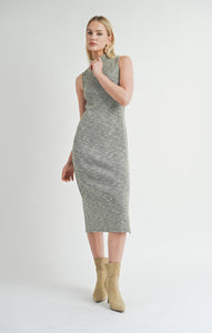 SAGE THE LABEL On The Path Turtleneck Midi Dress