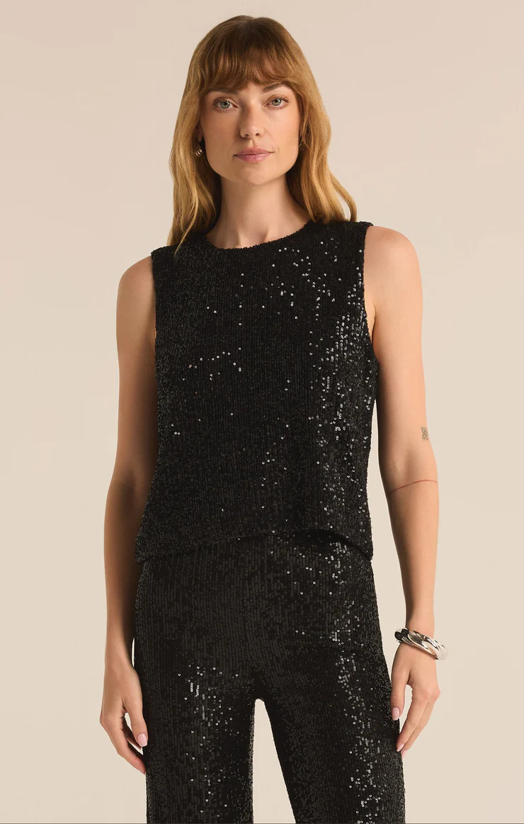 ZSUPPLY Sloane Sequin Top