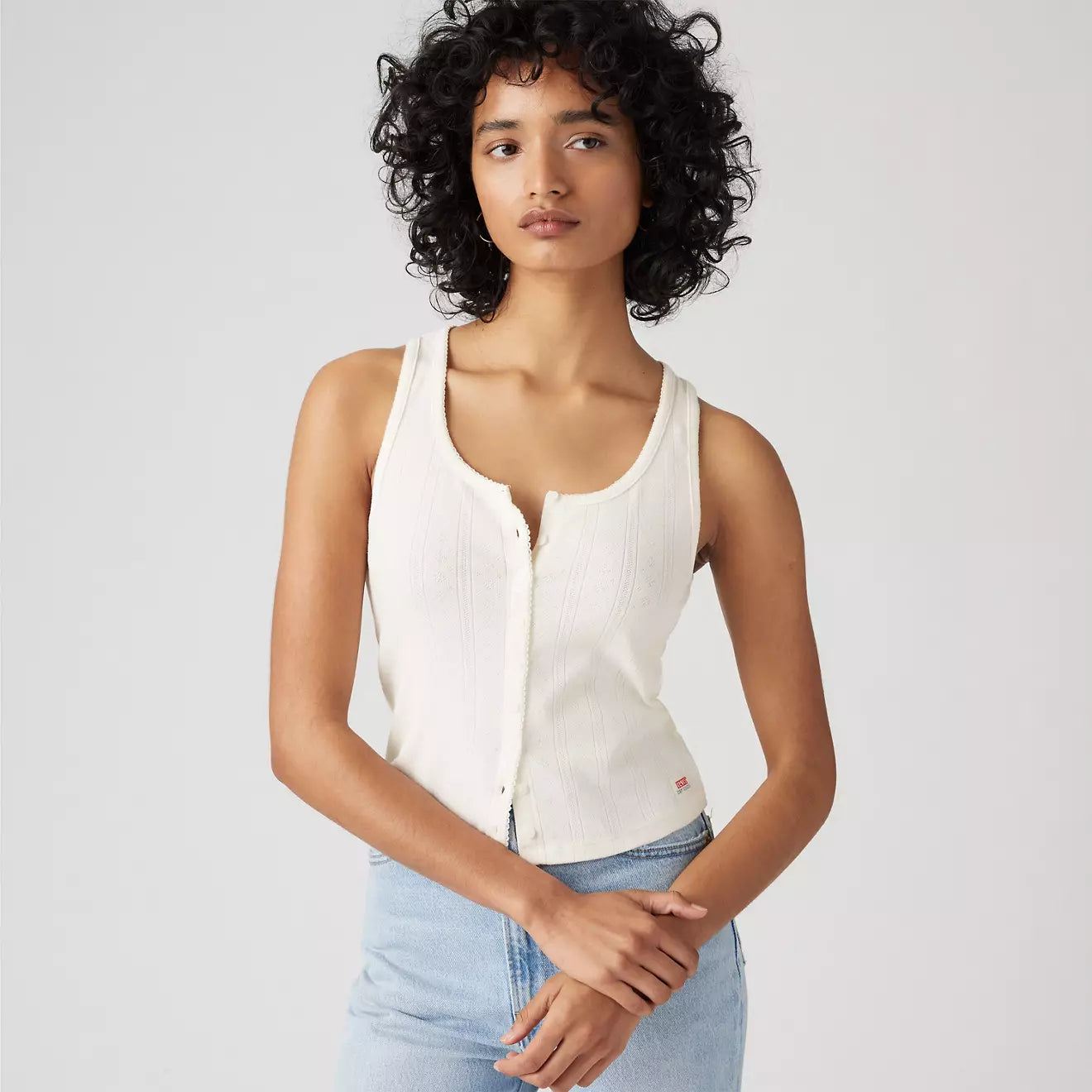 LEVI'S Dry Goods Pointelle Tank