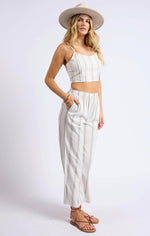 Load image into Gallery viewer, SAGE THE LABEL Nopales Striped Crop Top
