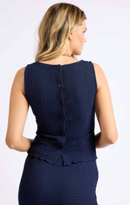 SAGE THE LABEL Lost Borders Popcorn Stretch Top