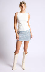 Load image into Gallery viewer, SAGE THE LABEL Easy Come Tie-Back Knit Top
