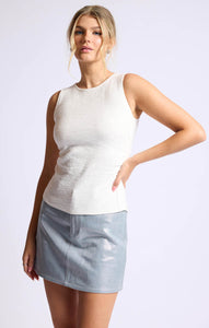 SAGE THE LABEL Easy Come Tie-Back Knit Top