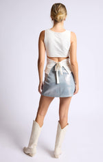 Load image into Gallery viewer, SAGE THE LABEL Easy Come Tie-Back Knit Top
