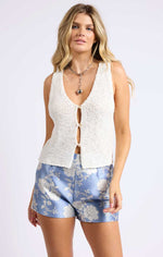 Load image into Gallery viewer, SAGE THE LABEL Travel Slow Knit Sweater Vest
