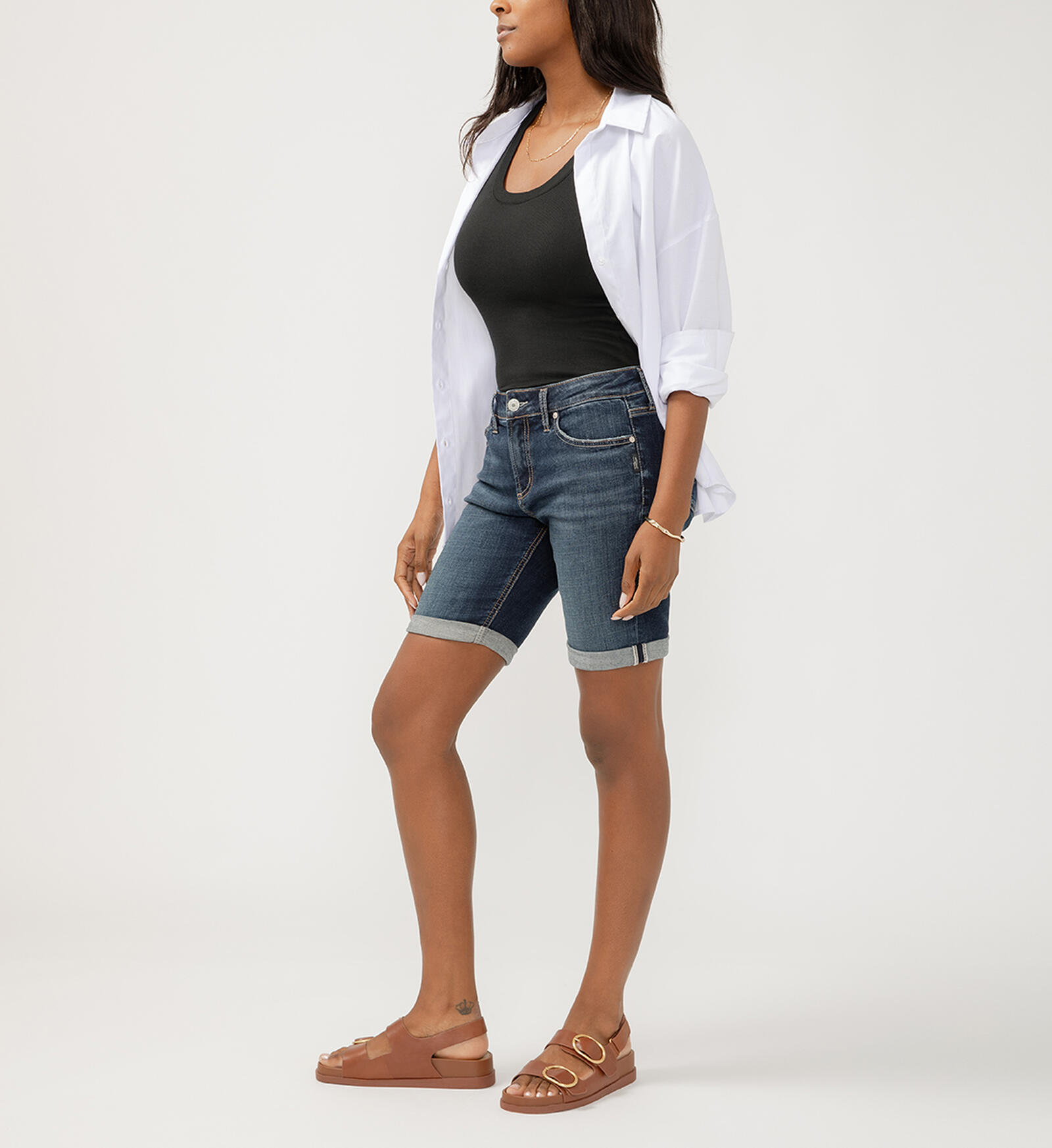 SILVER JEANS Elyse Bermuda Shorts