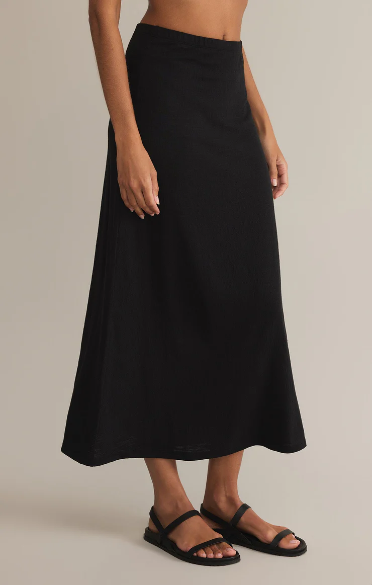 ZSUPPLY Delavine Textured Midi Skirt