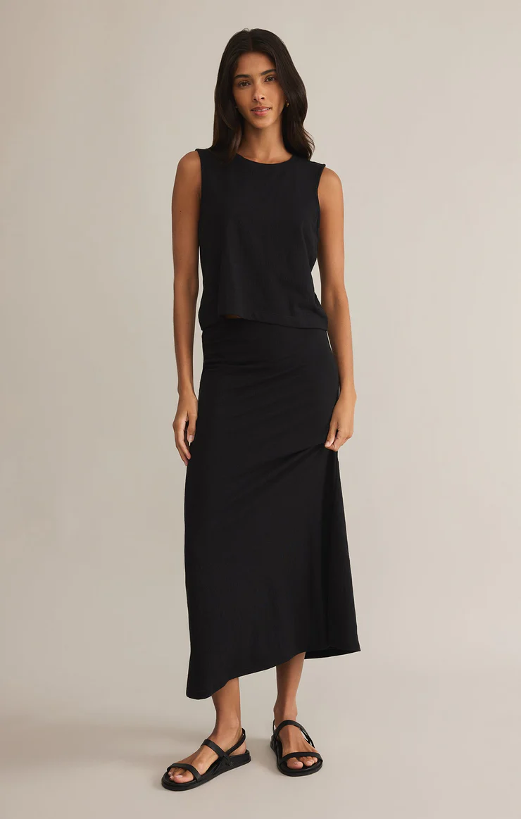 ZSUPPLY Delavine Textured Midi Skirt