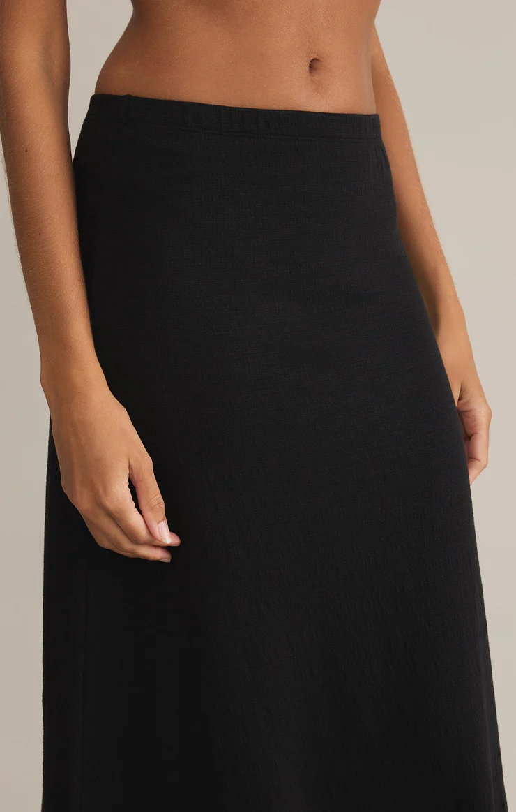 ZSUPPLY Delavine Textured Midi Skirt