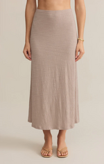 Load image into Gallery viewer, ZSUPPLY Delavine Textured Midi Skirt
