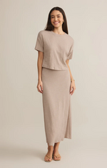 Load image into Gallery viewer, ZSUPPLY Delavine Textured Midi Skirt
