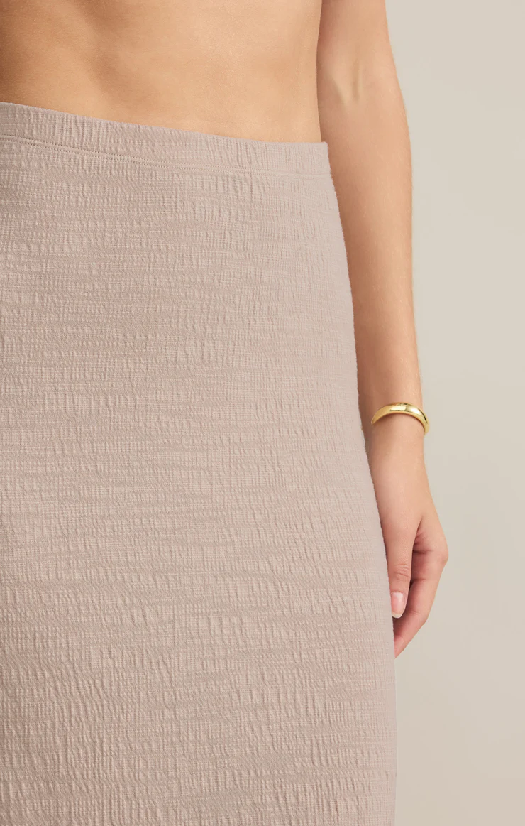 ZSUPPLY Delavine Textured Midi Skirt