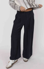 Load image into Gallery viewer, SAGE THE LABEL Most Wanted Pleat Front Wide Leg Pant
