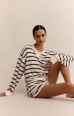 Load image into Gallery viewer, ZSUPPLY Stand Out Striped Sweatshirt
