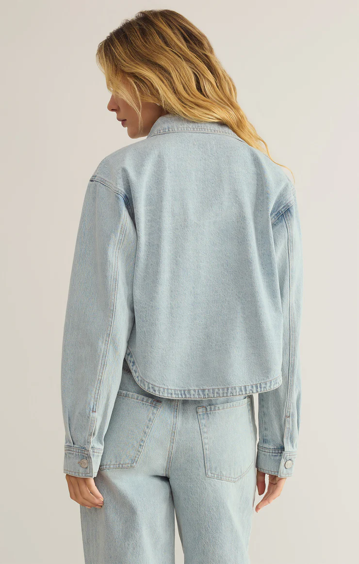 ZSUPPLY All Day Cropped Denim Jacket