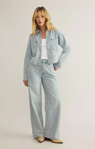 ZSUPPLY All Day Cropped Denim Jacket