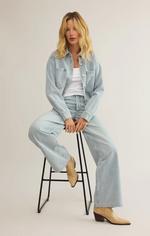Load image into Gallery viewer, ZSUPPLY All Day Cropped Denim Jacket
